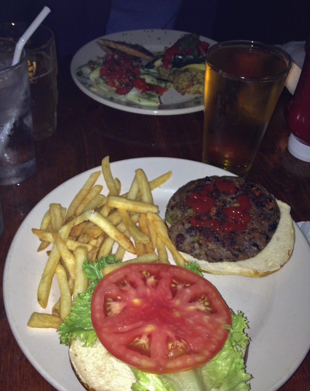 The Top signature dishes San Diego ChickenCorn NuggetsBlack Bean Burger
